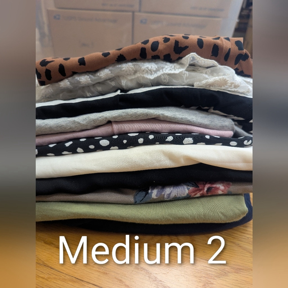 Lot of 10 NWT Tops Reseller Mystery Box Zenana Watermelon Riah etc - Picture 8 of 16